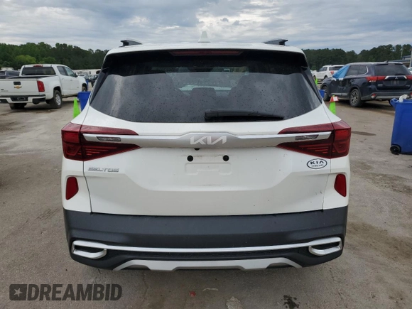 2023 Kia Seltos S with VIN KNDEU2AA4P7432993, listed as a Copart auction lot 55627035 with 13,807 mi miles and Salvage title. Bid and sale history available at DreamBid. Image 6.