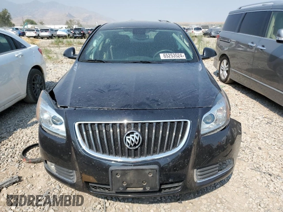 2012 Buick Regal Turbo Premium 3 with VIN 2G4GU5GV1C9134376, listed as a Copart auction lot 65253524 with 52,228 mi miles and Salvage title. Bid and sale history available at DreamBid. Image 5.