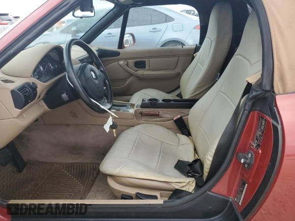 2000 BMW Z3 2.5 z VIN 4USCH9349YLG04632, wystawiony jako Copart lot #75796274 z przebiegiem Nie podano mil oraz Szkody całkowita. Historia ofert i sprzedaży dostępna na DreamBid. Obrazek 7.