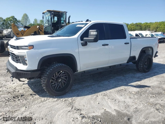 2024 Chevrolet Silverado 2500HD Custom with VIN 1GC4YMEY9RF115464, listed as a Copart auction lot 52532525 with 54,288 mi miles and Salvage Title. Bid and sale history available at carsss.com. Image 1.