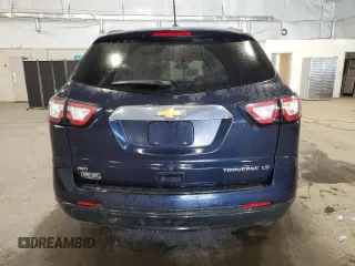 2015 Chevrolet Traverse LS z VIN 1GNKVFKD0FJ240866, wystawiony jako Copart lot #54148395 z przebiegiem 154 170 mil mil oraz Szkoda całkowita • Salvage title. Historia ofert i sprzedaży dostępna na DreamBid. Obrazek 6.