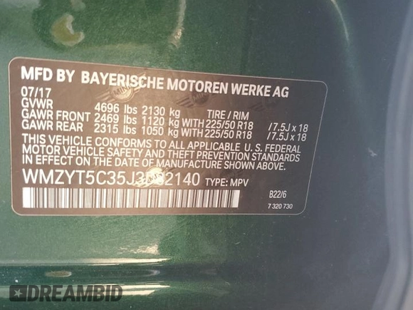 2018 MINI Countryman Cooper S z VIN WMZYT5C35J3D82140, wystawiony jako Copart lot #51105185 z przebiegiem 51 321 mil mil oraz Szkoda całkowita • Salvage title. Historia ofert i sprzedaży dostępna na DreamBid. Obrazek 13.