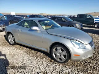 2004 Lexus SC with VIN JTHFN48Y540060258, listed as a Copart auction lot 50166295 with 187,505 mi miles and Salvage Title. Bid and sale history available at carsss.com. Image 4.