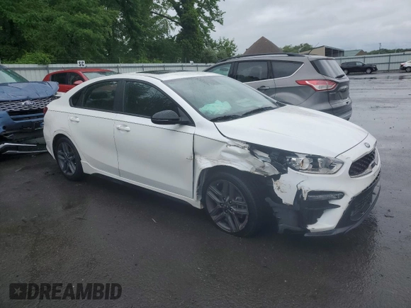 2021 Kia Forte GT-Line z VIN 3KPF34AD6ME281440, wystawiony jako Copart lot #56954415 z przebiegiem 34 568 mil mil oraz Szkoda całkowita • Salvage title. Historia ofert i sprzedaży dostępna na DreamBid. Obrazek 4.
