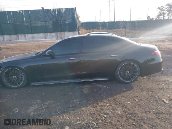 2023 Mercedes-Benz S 500 with VIN W1K6G6DBXPA188654, listed as a IAAI auction lot 41378553 with 31,580 mi miles and . Bid and sale history available at DreamBid. Image 14.