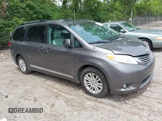 2012 Toyota Sienna XLE AAS с VIN 5TDYK3DC0CS199104, выставлен на аукционе IAAI как лот 42439665 с пробегом 252 187 миль миль и . История ставок и продаж доступна на DreamBid. Изображение 1.