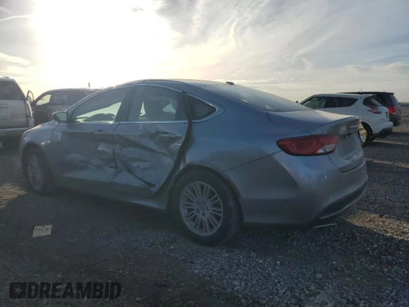 2015 Chrysler 200 Limited with VIN 1C3CCCAB8FN621170, listed as a Copart auction lot 49119375 with 124,240 mi miles and Salvage Title. Bid and sale history available at carsss.com. Image 2.