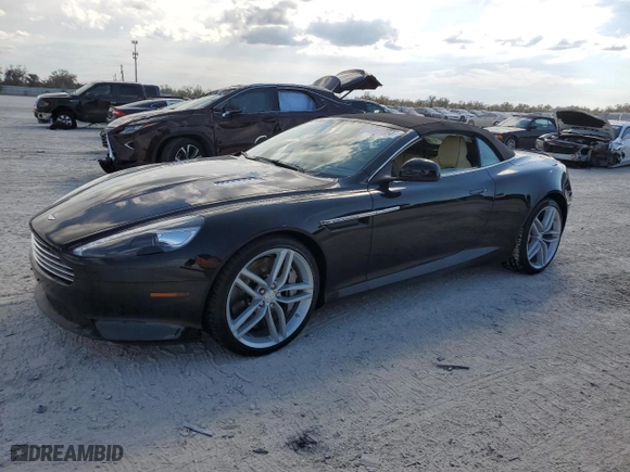 2015 Aston Martin DB9 with VIN SCFFDAFM3FGB16585, listed as a Copart auction lot 76159354 with 0 mi miles and Salvage Title. Bid and sale history available at carsss.com. Image 1.