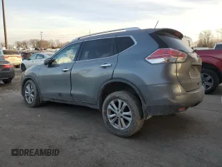 2015 Nissan Rogue S with VIN KNMAT2MT6FP503883, listed as a Copart auction lot 44443905 with 180,295 mi miles and Salvage Title. Bid and sale history available at DreamBid. Image 2.