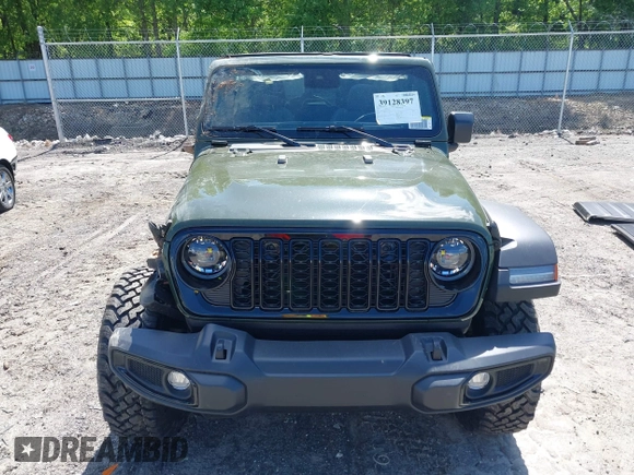 2024 Jeep Wrangler Willys with VIN 1C4PJXDG8RW236725, listed as a IAAI auction lot 39128397 with 50 mi miles and . Bid and sale history available at DreamBid. Image 13.