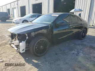 2021 Mercedes-Benz CLA 250 with VIN W1K5J4GB2MN204489, listed as a Copart auction lot 60857945 with 10,184 mi miles and Salvage title. Bid and sale history available at DreamBid. Image 1.