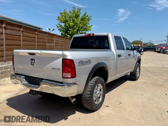 2017 Ram 2500 Tradesman с VIN 3C6UR5CJ2HG693306, выставлен на аукционе Copart как лот 65832455 с пробегом 184 484 миль миль и Чистый • Clean title. История ставок и продаж доступна на DreamBid. Изображение 4.