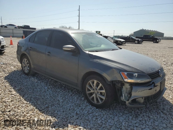 2012 Volkswagen Jetta Sedan SE w/Convenience & Sunroof with VIN 3VWDX7AJXCM323399, listed as a Copart auction lot 48966775 with 130,378 mi miles and Salvage Title. Bid and sale history available at carsss.com. Image 4.