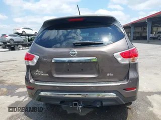 2015 Nissan Pathfinder SL with VIN 5N1AR2MNXFC689849, listed as a IAAI auction lot 42038551 with 165,019 mi miles and . Bid and sale history available at DreamBid. Image 16.