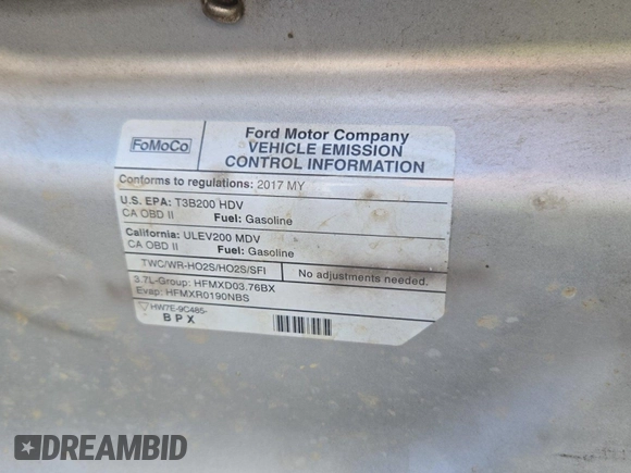 2017 Ford Transit Cargo with VIN 1FTYE1CM0HKB43622, listed as a IAAI auction lot 42670548 with 202,530 mi miles and . Bid and sale history available at DreamBid. Image 8.