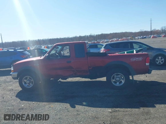 2000 Ford Ranger XL with VIN 1FTZR15V1YTB19905, listed as a IAAI auction lot 41833494 with 293,034 mi miles. Bid and sale history available at carsss.com. Image 14.