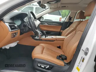 2018 BMW 7 Series 750i with VIN WBA7F0C53JGM22614, listed as a Copart auction lot 51787515 with Not Provided miles and Salvage Title. Bid and sale history available at carsss.com. Image 7.