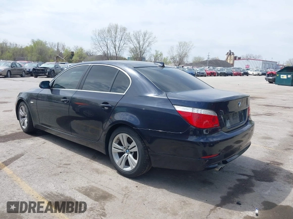 2010 BMW 5 Series 528i with VIN WBANU5C53AC129295, listed as a IAAI auction lot 42004350 with 183,252 mi miles and . Bid and sale history available at carsss.com. Image 3.