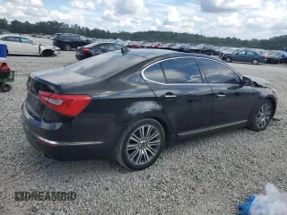 2014 Kia Cadenza Premium with VIN KNALN4D75E5132210, listed as a Copart auction lot 71395584 with 134,266 mi miles and Salvage Title. Bid and sale history available at carsss.com. Image 3.