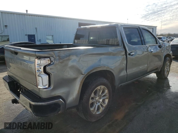 2024 Chevrolet Silverado 1500 LTZ with VIN 1GCUDGE82RZ388659, listed as a Copart auction lot 88342505 with 10,333 mi miles and Salvage Title. Bid and sale history available at DreamBid. Image 3.