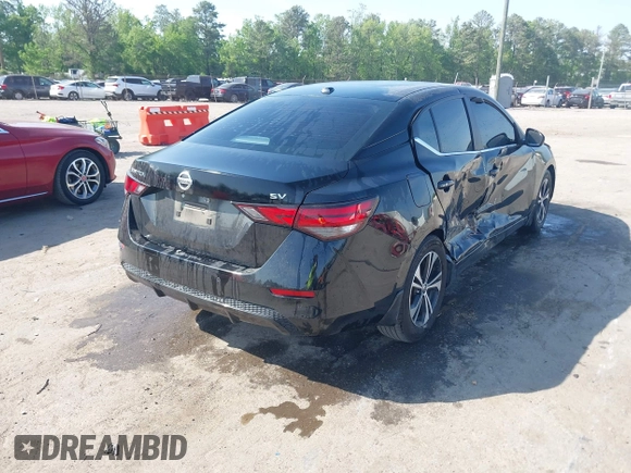 2023 Nissan Sentra SV with VIN 3N1AB8CV2PY276039, listed as a IAAI auction lot 42074619 with 21,495 mi miles and . Bid and sale history available at DreamBid. Image 4.