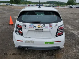 2017 Chevrolet Sonic LT with VIN 1G1JG6SH2H4158780, listed as a Copart auction lot 58420075 with 133,590 mi miles and Clean title. Bid and sale history available at DreamBid. Image 6.