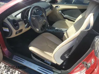 2007 Mercedes-Benz SLK-Class 3.0L with VIN WDBWK54F17F141102, listed as a Copart auction lot 46581855 with 0 mi miles and Salvage Title. Bid and sale history available at carsss.com. Image 7.