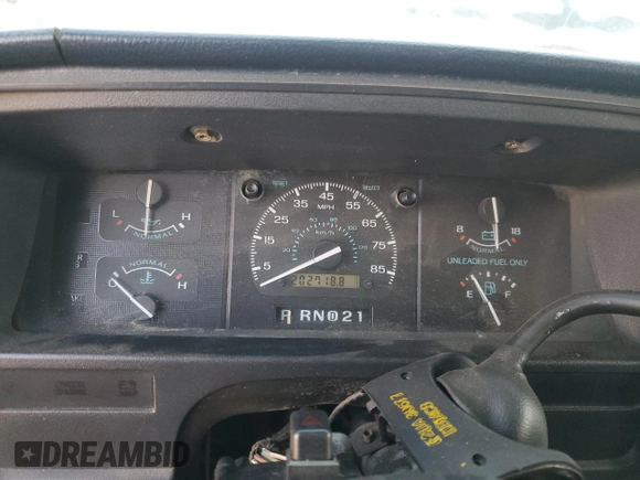 1993 Ford Econoline Cargo with VIN 1FDEE14HXPHA70531, listed as a Copart auction lot 89220235 with 202,718 mi miles and Salvage Title. Bid and sale history available at DreamBid. Image 9.