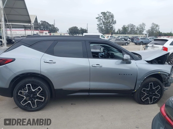 2023 Chevrolet Blazer RS with VIN 3GNKBERS6PS233928, listed as a IAAI auction lot 42339653 with 14,655 mi miles and . Bid and sale history available at DreamBid. Image 13.