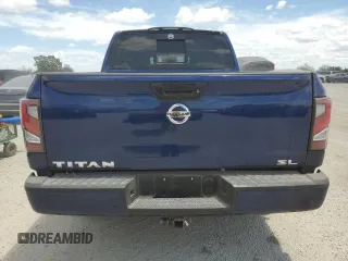 2020 Nissan Titan Platinum Reserve with VIN 1N6AA1EF7LN505610, listed as a Copart auction lot 66537654 with 53,471 mi miles and Salvage title. Bid and sale history available at DreamBid. Image 6.