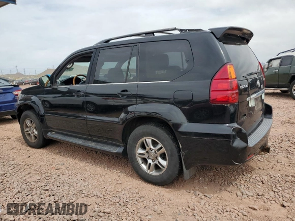 2006 Lexus GX 470 with VIN JTJBT20X860105383, listed as a Copart auction lot 50634995 with 224,450 mi miles and Clean Title. Bid and sale history available at carsss.com. Image 2.