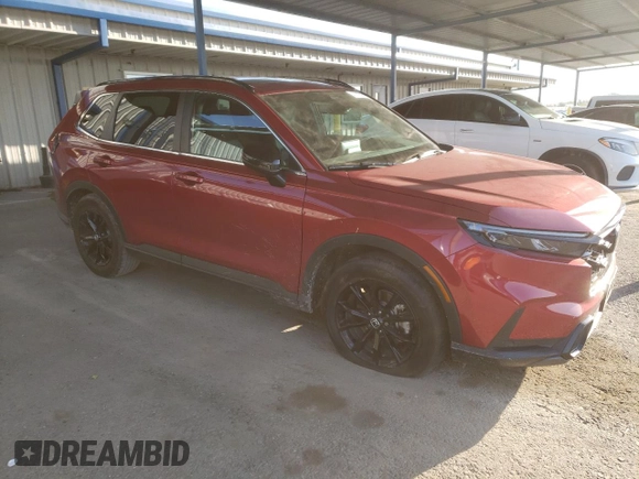 2024 Honda CR-V Sport-L with VIN 7FARS5H87RE023058, listed as a Copart auction lot 48722345 with 35,463 mi miles and Salvage Title. Bid and sale history available at DreamBid. Image 4.