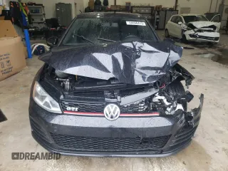 2017 Volkswagen GTI S with VIN 3VW4T7AU6HM015322, listed as a Copart auction lot 58606415 with 104,316 mi miles and Salvage title. Bid and sale history available at DreamBid. Image 5.