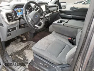 2021 Ford F-150 XL with VIN 1FTFW1E51MFB02347, listed as a Copart auction lot 47559225 with 101,578 mi miles and Clean Title. Bid and sale history available at DreamBid. Image 8.