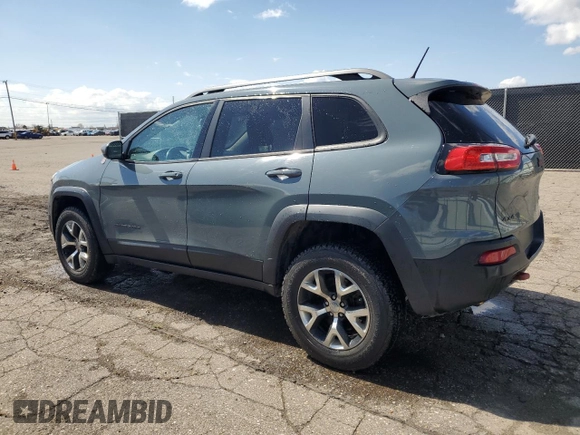 2014 Jeep Cherokee Trailhawk with VIN 1C4PJMBB4EW203320, listed as a Copart auction lot 53875305 with 112,425 mi miles and Clean Title. Bid and sale history available at carsss.com. Image 2.