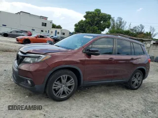 2020 Honda Passport EX-L with VIN 5FNYF7H56LB001847, listed as a Copart auction lot 58233975 with 18,121 mi miles and Salvage title. Bid and sale history available at DreamBid. Image 1.