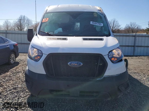 2022 Ford Transit Cargo z VIN 1FTBR1C89NKA67892, wystawiony jako Copart lot #49484705 z przebiegiem 76 174 mil mil oraz Szkoda całkowita • Salvage title. Historia ofert i sprzedaży dostępna na DreamBid. Obrazek 5.