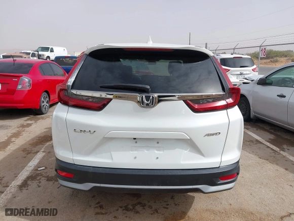 2022 Honda CR-V EX with VIN 7FARW2H50NE052730, listed as a IAAI auction lot 40717699 with 19,514 mi miles. Bid and sale history available at carsss.com. Image 16.