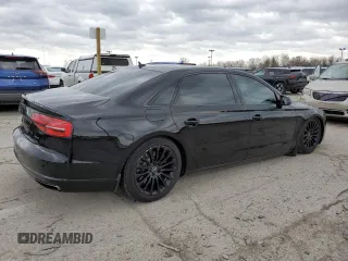 2015 Audi A8 L 3.0T with VIN WAU3GAFD6FN035532, listed as a Copart auction lot 51659145 with 120,516 mi miles and Clean Title. Bid and sale history available at carsss.com. Image 3.