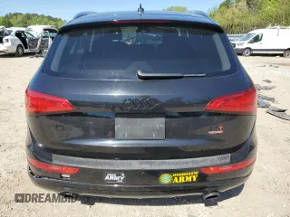 2014 Audi Q5 Premium Plus with VIN WA1LFAFP6EA037491, listed as a Copart auction lot 53580425 with 130,542 mi miles and Salvage Title. Bid and sale history available at carsss.com. Image 6.