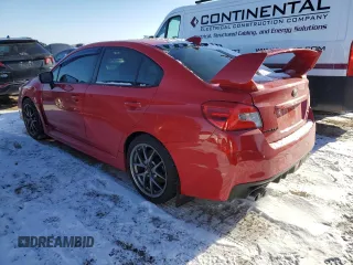 2017 Subaru WRX STI with VIN JF1VA2M67H9813782, listed as a Copart auction lot 87856365 with 91,158 mi miles and Salvage Title. Bid and sale history available at carsss.com. Image 2.