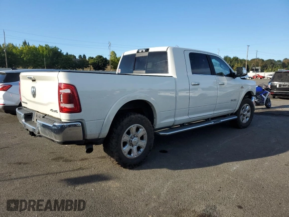 2022 Ram 3500 Laramie with VIN 3C63R3ML9NG400318, listed as a Copart auction lot 73986074 with 40,552 mi miles and Salvage Title. Bid and sale history available at carsss.com. Image 3.