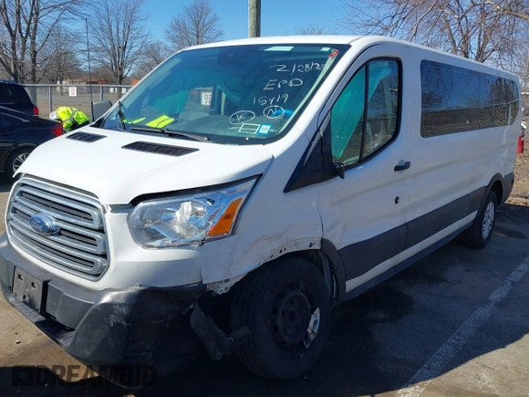 2019 Ford Transit Passenger XL with VIN 1FBZX2ZM0KKA15419, listed as a IAAI auction lot 41752768 with 86,625 mi miles and . Bid and sale history available at DreamBid. Image 17.