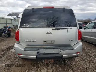 2008 Nissan Armada SE z VIN 5N1AA08C78N609760, wystawiony jako Copart lot #51615055 z przebiegiem 173 544 mil mil oraz Szkody całkowita. Historia ofert i sprzedaży dostępna na DreamBid. Obrazek 6.