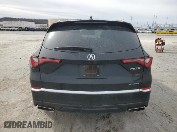 2022 Acura MDX w/Advance Package with VIN 5J8YE1H84NL017363, listed as a Copart auction lot 48327565 with 66,940 mi miles and Salvage Title. Bid and sale history available at carsss.com. Image 6.