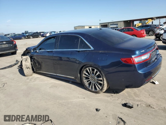 2017 Lincoln Continental Reserve с VIN 1LN6L9NP0H5609465, выставлен на аукционе Copart как лот 84532344 с пробегом Не указан миль и Списание • Salvage title. История ставок и продаж доступна на DreamBid. Изображение 2.