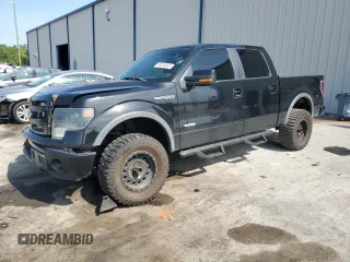 2014 Ford F-150 XL with VIN 1FTFW1ETXEFB42782, listed as a Copart auction lot 56055895 with 147,995 mi miles and Salvage title. Bid and sale history available at DreamBid. Image 1.