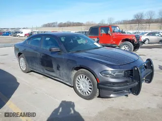 2020 Dodge Charger Police with VIN 2C3CDXKT3LH124222, listed as a IAAI auction lot 41772051 with 120,801 mi miles. Bid and sale history available at carsss.com. Image 1.