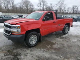 2016 Chevrolet Silverado 1500 Work Truck with VIN 1GCNKNEH7GZ411381, listed as a Copart auction lot 45813675 with 60,848 mi miles and Salvage Title. Bid and sale history available at DreamBid. Image 1.