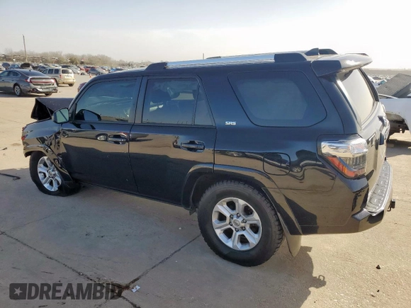 2021 Toyota 4Runner SR5 with VIN JTEEU5JR9M5236218, listed as a Copart auction lot 49112805 with 90,453 mi miles and Salvage title. Bid and sale history available at DreamBid. Image 2.